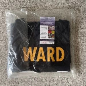 Signed Heinz ward authenticated steelers jersey new and unopened